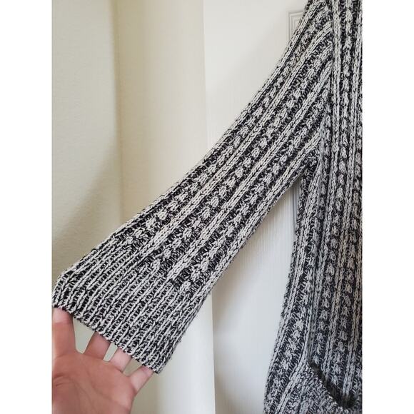 Thakoon Design Nation Gray Chunky Draped Wool Cardigan Sweater, Size Medium - Picture 6 of 11